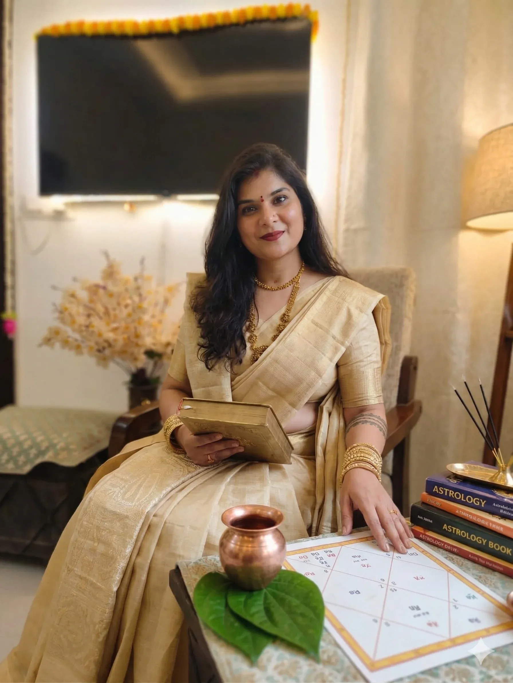 Ajita Tripathi, professional Vedic astrologer